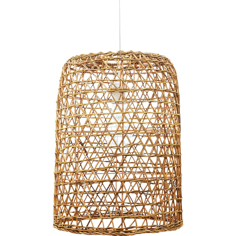 Lampe de plafond en rotin - Lampe suspendue stile Boho Bali - Lian