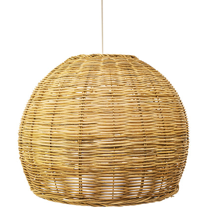 Lampe de plafond en rotin - Lampe suspendue stile Boho Bali - Paon