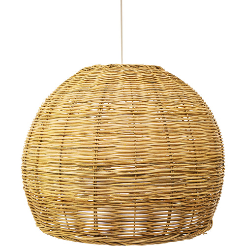 Lampe de plafond en rotin - Lampe suspendue stile Boho Bali - Paon
