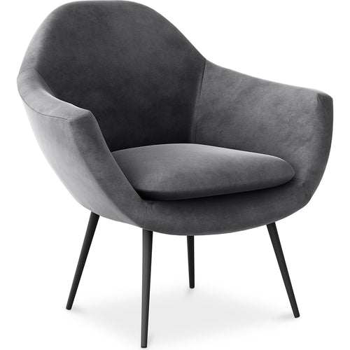 Fauteuil met armleuningen - Bekleed met fluweel - Eila