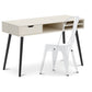 Bureau en Bois - Design Scandinave - Beckett + Chaise de Salle à Manger - Stylix