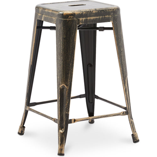 Sgabello da bar - Design industriale - 60cm - Nuova edizione - Stylix - Bronze metallizzato