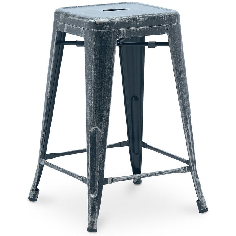 Stołek barowy - Wzór przemysłowy - 60cm - New Edition - Stylix