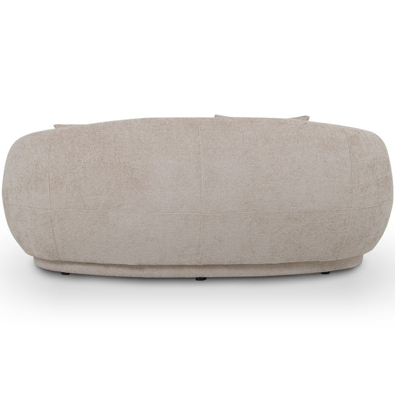 Curved Contemporary Style Design Sofa Upholstered in Chenille - 3 Seater - Curvy - gallery 8