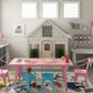 Table rectangulaire pour enfants - Design industriel - 120cm - Stylix