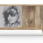Buffet en Bois - Stile Vintage - Dessin Femme - Lucil