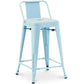 Bar Stool with Backrest - Industrial Design - 60cm - New Edition - Stylix