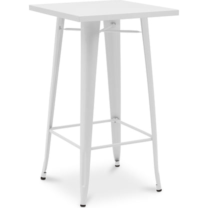 Firkantet skammelbord - Industridesign - 100 cm - Galla
