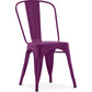 Sedia da pranzo - Design industriale - Acciaio - Nuova edizione - Stylix