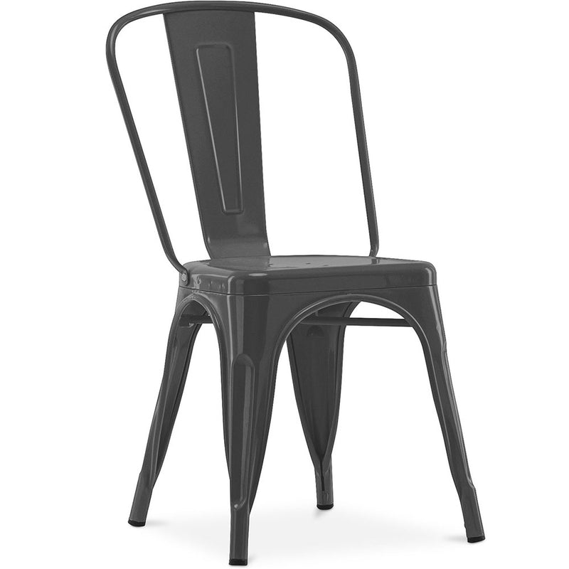 Esszimmerstuhl - Industrielles Design - Stahl - Neue Ausgabe - Stylix