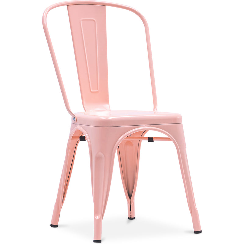 Esszimmerstuhl - Industrielles Design - Stahl - Neue Ausgabe - Stylix