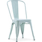 Sedia da pranzo - Design industriale - Acciaio - Nuova edizione - Stylix