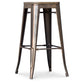Bar stool - Industrial design - Wood and steel - 76 cm - New Edition - Stylix