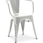 Dining chair with armrests - Industrial design - Steel - New edition - Stylix