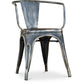 Dining chair with armrests - Industrial design - Steel - New edition - Stylix