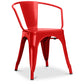 Dining chair with armrests - Industrial design - Steel - New edition - Stylix