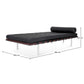 Design Daybed - Upholstered in Faux Leather - Town - Dimensions diagram