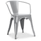 Dining chair with armrests - Industrial design - Steel - New edition - Stylix