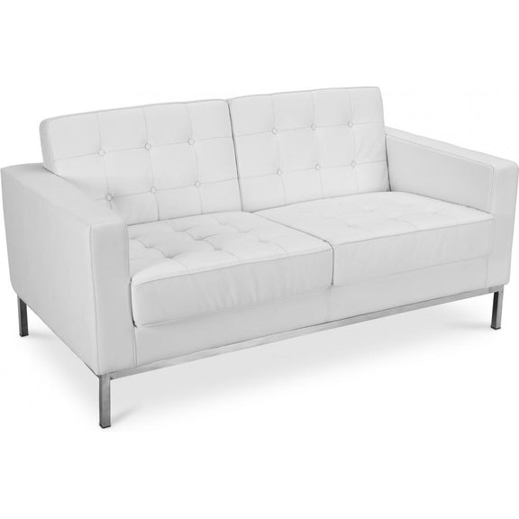 Leather Upholstered Sofa - 2 Seater - Konel - gallery 7