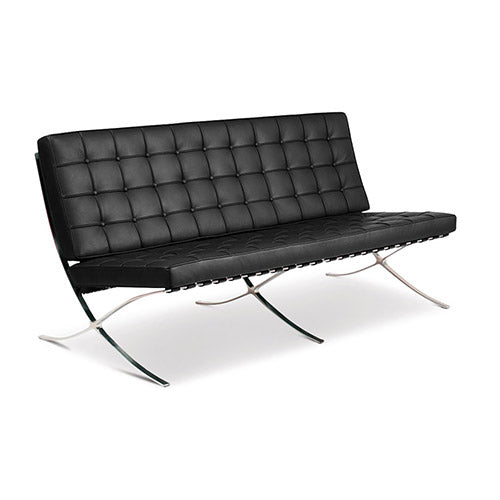 Leather Upholstered Sofa - 3 Seater - Town - gallery 3