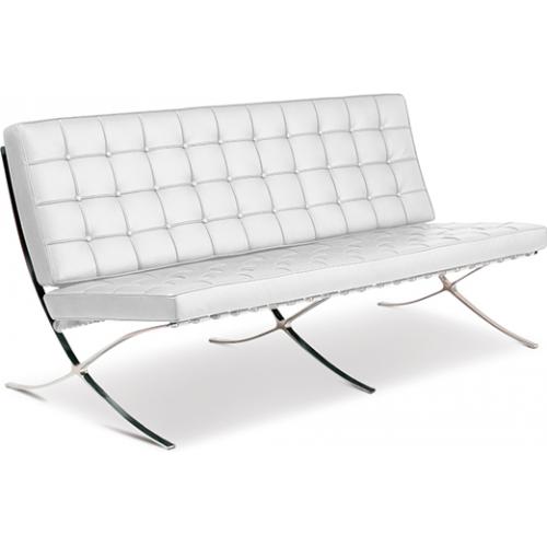 Leather Upholstered Sofa - 3 Seater - Town - gallery 1