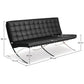 Leather Upholstered Sofa - 3 Seater - Town - Dimensions diagram
