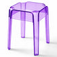 Stool Low Transparent - 47cm - Victoria Queen