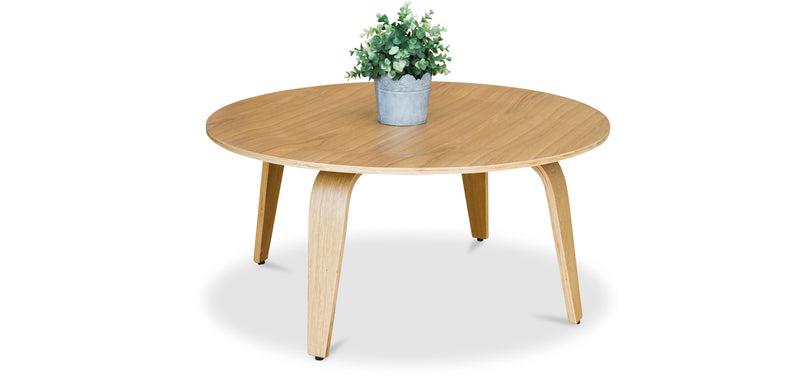 Table basse ronde en bois - Ply