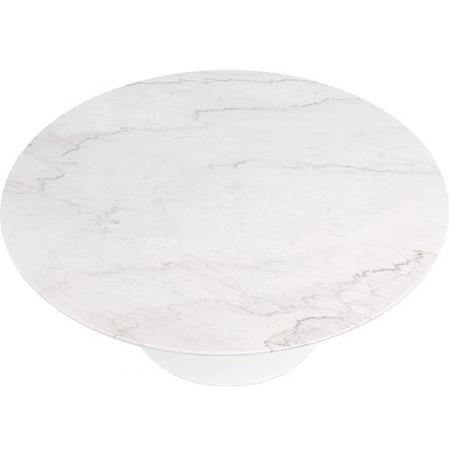 Dining Table Round - 110cm - Marble - Tulip - gallery 3