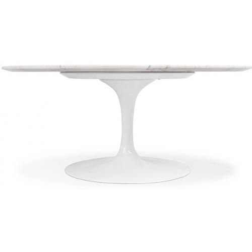 Dining Table Round - 110cm - Marble - Tulip - gallery 1