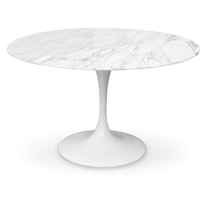 Dining Table Round - 120cm - Marble - Tulip - gallery 2