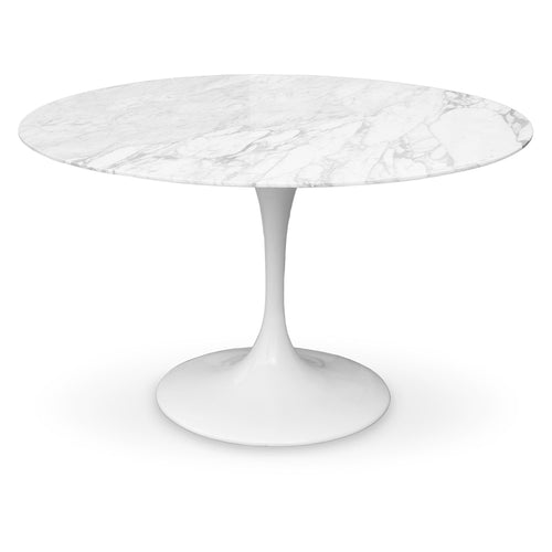 Dining Table Round - 120cm - Marble - Tulip - gallery 2