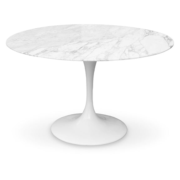 Dining Table Round - 120cm - Marble - Tulip - gallery 2