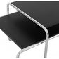 Pack de 2 tables basses empilables - bois et acier - Lacky