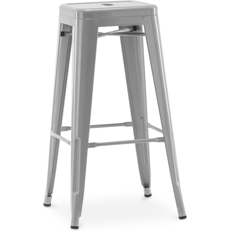 Sgabello da bar – Stile industriale – Acciaio – 76 cm – Stylix