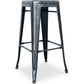 Taburete de Bar – Estilo Industrial – Acero – 76 cm – Stylix
