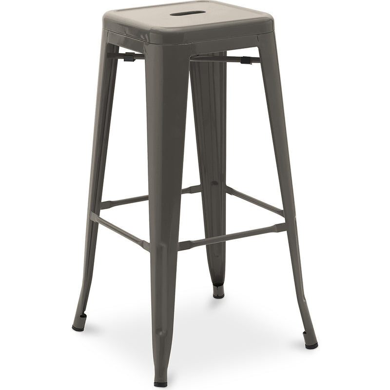 Hoker – Styl industrialny – Stal – 76 cm – Stylix