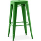 Tabouret de bar – Style industriel – Acier – 76 cm – Stylix