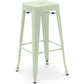 Tabouret de bar – Style industriel – Acier – 76 cm – Stylix