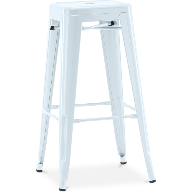 Sgabello da bar – Stile industriale – Acciaio – 76 cm – Stylix