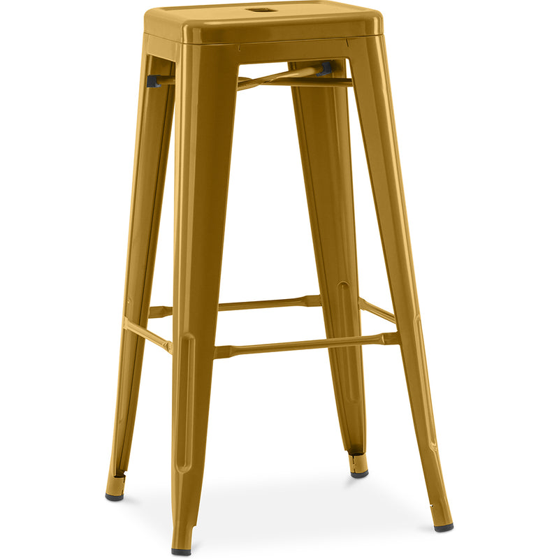 Sgabello da bar – Stile industriale – Acciaio – 76 cm – Stylix