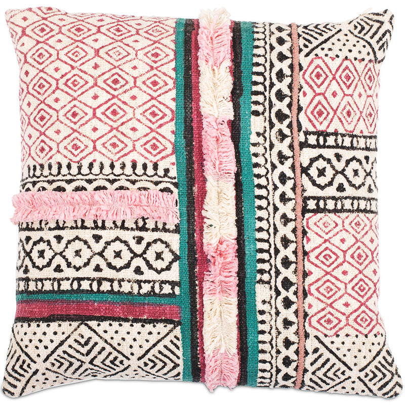 Coussin de style boho Bali - Housse et Rembourrage inclus - Cecilia