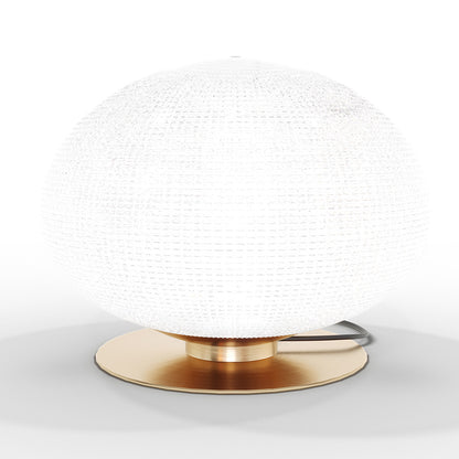 Lampe de table - Lampe de salon designer - Boule de cristal - Bale