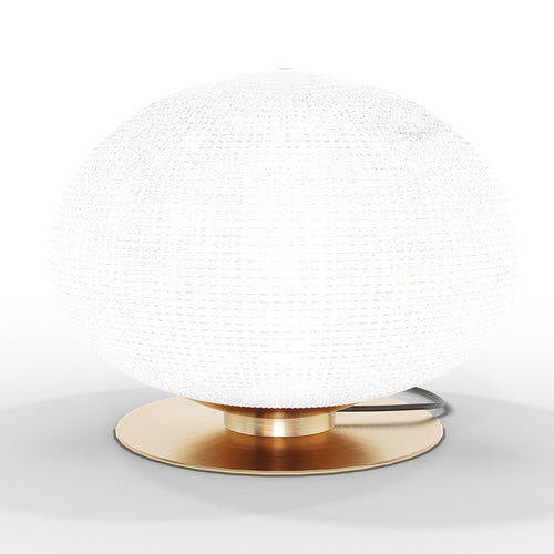 Lampe de table - Lampe de salon designer - Boule de cristal - Bale