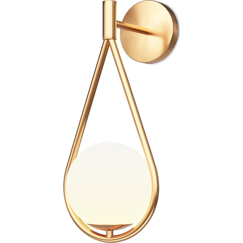 Gold Wall Lamp - Globe - Tear