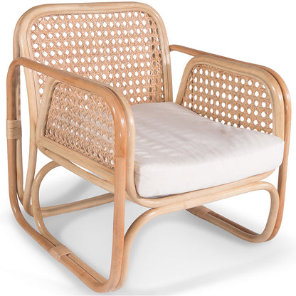 Chaise longue en rotin - Chaise design - Boho Bali - Qawa