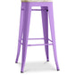 Bar Stool - Industrial Design - Steel & Wood - 76cm - Stylix
