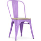 Dining chair - Industrial design - Wood and steel - Stylix