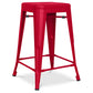 Bar stool - Industrial design - Matte steel - 60cm - New edition - Stylix
