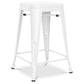 Taburete de Bar - Diseño Industrial - Acero Mate - 60cm - Nueva edición - Stylix